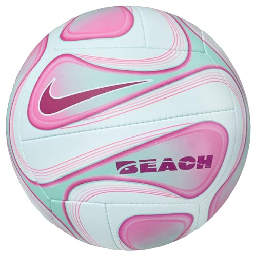 Nike Unisex Deflated Beachvolleyboll, Glacier Blue/Glacier Blue/Active Pink, 5