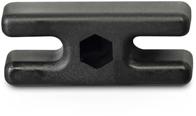 Sport-Thieme Fußballtor Netzhalter H+ | Passend für alle gängigen Torgrößen | Liegt im Profil, einfache Montage | Schwarz | Set mit 4 Stück
