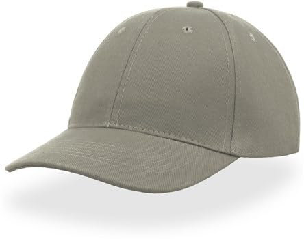 Baseball Cap Classic 6 Panel Polo Style Sports Hat. (Light Grey)