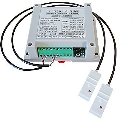 Water Level Controller, AC 220V Automatic Water Pump Controller Non Contact Liquid Level Sensors w/Water Level Probe -Water Tank Automatic Filling System