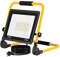 HENGMEI LED Baustrahler 100W Warmweiß Arbeitsleuchte Bauscheinwerfer Baulampe Arbeitsscheinwerfer Netzkabel Flutlicht Wasserdicht IP66 Flutlichtstrahler Scheinwerfer Licht für Garten, Garage