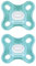 MAM Comfort Succhietto 0-3 mesi (Set da 2), Ciuccio MAM 0-3 mesi in 100% silicone con design unico, Kit da 2 accessori neonato morbidi e leggeri con porta ciuccio sterilizzatore, Neutro