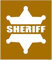 myrockshirt Stern Sheriff Sheriff Stern 15 cm ohne Hintergrund Aufkleber Farbwahl ohne Hintergrund Wand Scheibe Lack Profi Qualität