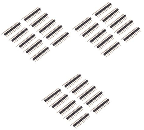 GLEAVI 3 Sätze Einreihige 11-polige Steckerleiste Mit 2 54 Mm Rastermaß Für E-gitarre Und Elektronik 10 Stück * 3