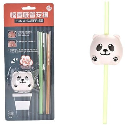 Pajitas con sonido de animales, juguetes que hacen sonidos, sorprende a los niños, pajitas de bebé, vasos, suministros de pajitas de agua