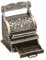 Fdit Mini Caisse Enregistreuse, Jouet de Simulation Portable 1:12, Scène de Vie, Modèle de Caisse Enregistreuse Classique pour Enfants