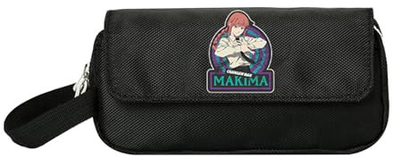 TQVLNMCR Chainsaw Man Cute Pencil Pouch Zip Pen Case Student Stationery Bag(#12)