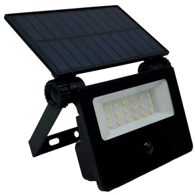 Maxled, Light is Led! Solarlampen für Außen mit Bewegungsmelder 5W 400lm Außenlampe 4000K LED Solar 120° IP54 Wasserdichte Solarleuchte ABS für Garage, Garten, Stufen, Haustüren, Rasen, Hof
