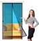 Tenda Zanzariera Magnetica 96 x 233 cm Facile da Installare, Chiusura Automatica Tenda Rete Zanzariera per Porte Finestre Scorrevole Balcone, Nero