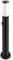 LED Wegeleuchte, 1-Flammig LED Wegelampe Sockellampe, Aluminium mit Steckdose 230V IP44 (65cm 204 Steckdose Schwarz)
