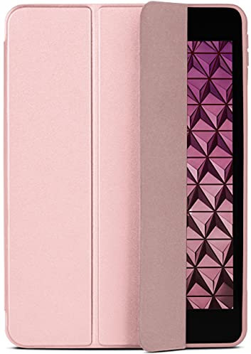 ONEFLOW Custodia compatibile con iPad mini da 2a 5a generazione - Custodia sottile con supporto e funzione sleep/sveglia/sveglia - Flip Case con chiusura magnetica, oro rosa