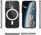 Ambar Magnetic Clear Case Designed for iPhone Xs Max – Compatible with MagSafe Charger, Support Magnetic Car Mount Wireless Charging