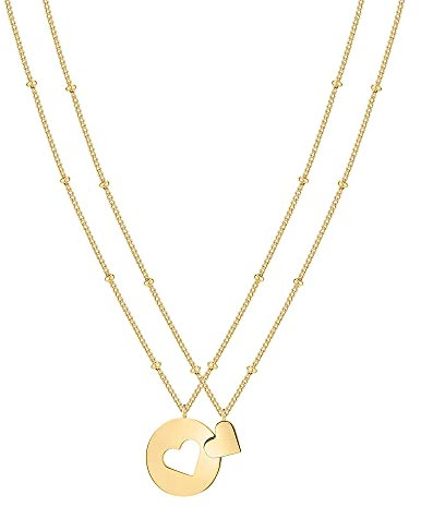 Tamaris Geschenkset Ketten Edelstahl Gold