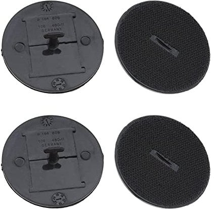 EMSea 4 x Fußmatten Teppich Haken Schlaufe Halter Montage Pad Auto Matten Clips Befestigungen Boden Twist Lock T-Form 07149166609 Kompatibel mit BMW