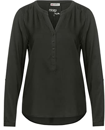 Street One Damen Style Bamika Bluse, Schwarz (Black), 38