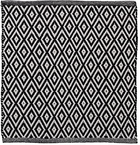 Sealskin Trellis Badteppich 60x60 cm Baumwolle Schwarz