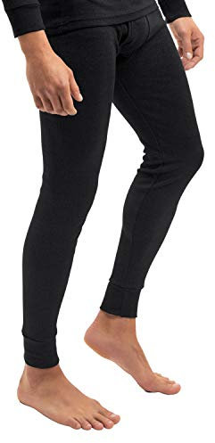 MT Herren Ski- und Thermounterhose Thermo Light Lange warme Unterwäsche - Schwarz 4XL