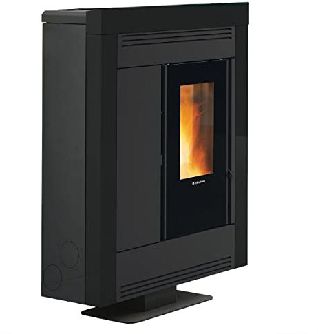 Extraflame Pelletofen Souvenir Steel Evo | schwarz | 10,2 kW