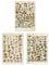 3 Stücke Vintage Pilz Poster Leinwand Kunst Poster Wandkunst Bild Drucken Modernes Schlafzimmer Dekoration