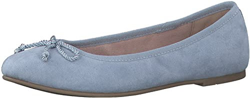 s.Oliver Damen 5-5-22121-20 Ballerinas, Soft Blue, 37 EU