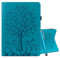 YEALLY Case for Amazon Fire HD 10 Plus (2021) Tablet Cover Case Leather Wallet Pouch Flip Book Holster with Card Pen Slot Vedio Stand View TPU Silicone Shell, Blue