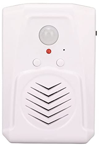 PIR Motion Sensor Alarm, Recordable Voice Infrared Motion Sensor Detector Security Alarm Chime, Motion Sensor Activated Sound Speaker for Store, Security Reminder