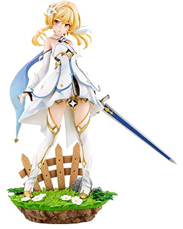 Xinchangda Anime Barbara/Lumine/Aether Figur Animation Spiel Figuren Modell Statue Actionfigur Spielzeug Desktop Dekor Sammelfiguren Geschenke