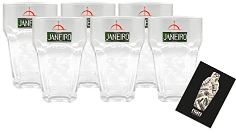 Janeiro Cachaca Longdrinkglas 6er Set Longdrink Glas Gläser