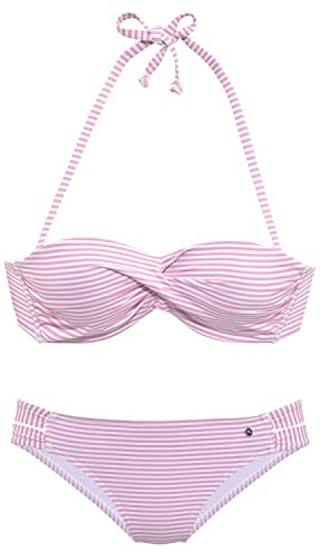s.Oliver Damen Bügel-Bandeau-Bikini