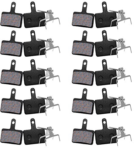 KUWUNG 10 Paar Bremsbeläge Für Shimano Tektro, Bremsbeläge Fahrrad Scheibenbremse, b01s b03s Bremsbeläge, Bike Beläge Brake Pads Für Shimano M315, M355, M446, M515, M515-La-M, M525 C501, C601 Usw