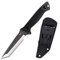 KHU Coltello a lama fissa Coltello da caccia Coltello da sopravvivenza Bushcraft 420HC Acciaio Nylon Plastica Handle, All'aperto campeggio accessori utili regalo uomo - Kydex Sheath