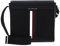TOMMY HILFIGER TH Coated Canvas Messenger Bag Black