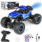 Hilifexll Remote Control Cars, 1:18 Scale All Terrain RC Car, RC Monster Truck Toys with Spray LED Lights & 2 Batteries, 4WD Alloy Climbing Car Toys for 3 4 5 6 7 8 Year Old Boys Girls