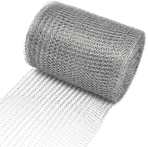 Yuattory 1 Pièce Treillis Métallique Treillis Fin Treillis en Acier Inoxydable Treillis Fermé pour la Protection 12,7 cm X 12 M