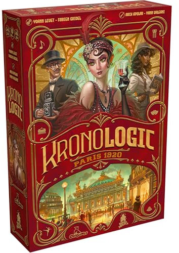 Kronologic Paris 1920 | Strategiespiel für Teenager und Erwachsene | Mord-Mystery-Spiel | ab 10 Jahren | 1 bis 4 Spieler | 30 Minuten