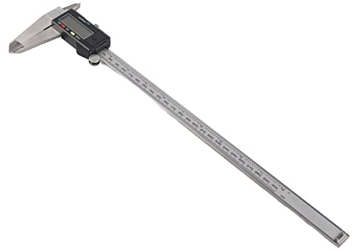 Digital Vernier Caliper 0-300mm LCD Screen Accurate | High Precision 0.01mm Measurement Range, Large Display, Internal External Depth Gauge for Industrial Machine Parts