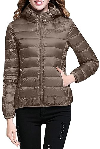 Piumino Donna 100 Grammi Leggero con Cappuccio Piumini Elegante Giacca Ripiegabile Donna Giacconi Invernale Cappotto Ultraleggero Pesante Giubbotti Imbottiti Giubbini Mezza Stagione Trapuntato