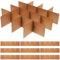Gatuida 24pcs Box Logistics Packaging Box Cardboard Glassware Partition Cardboard Dividers for Boxes Ornaments Cardboard Moving Boxes Dividers Glass Dividers for Moving Boxes Paper Brown