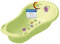 KiNDERWELT Babywanne 100 cm - Baby Badewanne mit Hippo Motiv - BPA-Frei - Wanne zum Baden für Babys und Neugeborene -grün mit Stöpsel