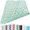 DOPROP 100x40cm Extra Long Non-Slip Bathtub Mat for Inside Bath - Premium Vinyl Shower Mat with Strong Suction Cups & Drain Holes, Bath Mat for Elderly, Anti-Mould Design, Tub & Toilet,Durable,Mint