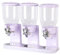 SEAYACK Dispensador triple de alimentos secos con tapa, contenedor de almacenamiento multifunción para harina de caramelo, nueces, cereales, harina de trigo