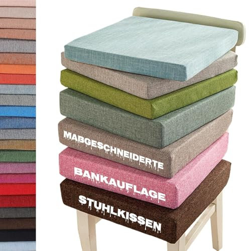 Aocase Bankauflage Nach Maß Sitzbank Polster Sitzbank Polsterauflage Outdoor Stuhlkissen Wetterfest Sitzkissen Esszimmerstuhl Sitzkissen FüR TerrassenstüHle Erkerfenster Mit ReißVerschluss