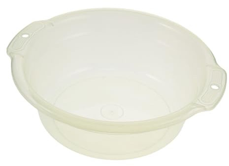 SHINEOFI Bassin en Plastique Transparent Multifonctionnel Lavabo de Salle de Bain Bac de Lavage Pratique pour Se Laver Visage Usage Domestique 1 Pièce