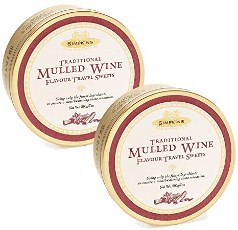 Simpkins Mulled Wine Travel Sweets 200g (2 Pack)