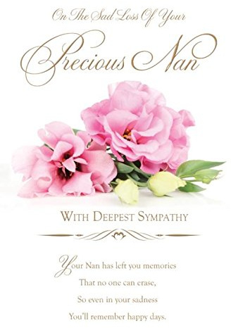 Grassroots On The Sad Loss of Your Precious Nan Sympathy Card