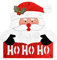 Christmas Battery Operated Glitter Hanging LED Sign - Santa Ho Ho Ho