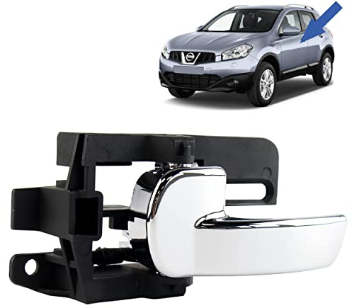 STARKIT PERFORMANCE Poignée de porte compatible pour Qashqai (2007-2013) poignée intérieure | AVANT OU ARRIÈRE GAUCHE (conducteur) 80671JD000 | 80671JD0