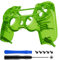 eXtremeRate Transparent Crystal Clear Green Front Housing Shell Faceplate Cover for Playstation 4 PS4 Slim PS4 Pro Controller (CUH-ZCT2 JDM-040 JDM-050 JDM-055)