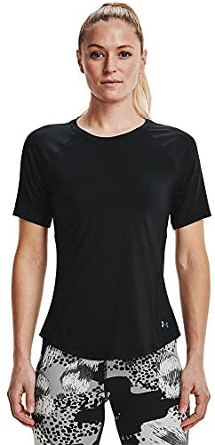 Under Armour Womens Short-Sleeves Women's Ua Rush™ Short Sleeve, Black, 1368178-001, LG