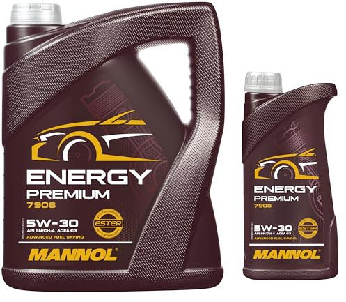 QR-PARTS 69988604 6 Liter Original MANNOL Energy Premium 5W-30 API SN/CF Motoröl Engine Oil Öl